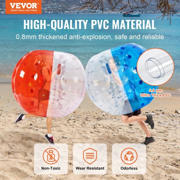 Inflatable Bumper BallS 2-Pack 5FT/1.5M Sumo Zorb Balls for Teens & Adults - Image 2
