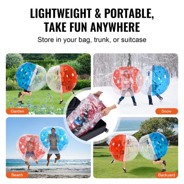 Inflatable Bumper BallS 2-Pack 5FT/1.5M Sumo Zorb Balls for Teens & Adults - Image 6