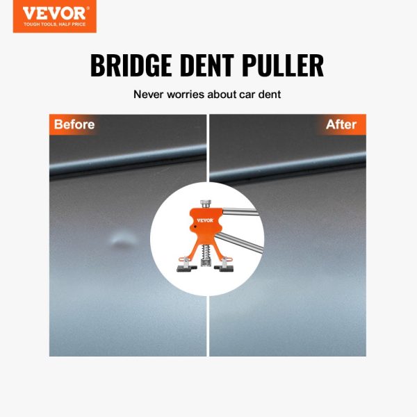 Car Body Dent Puller Bridge Lifter Tool Paintless Hail Remover Repair Kit - Image 2