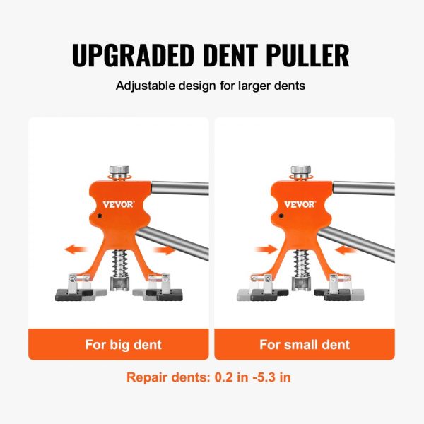 Car Body Dent Puller Bridge Lifter Tool Paintless Hail Remover Repair Kit - Image 3