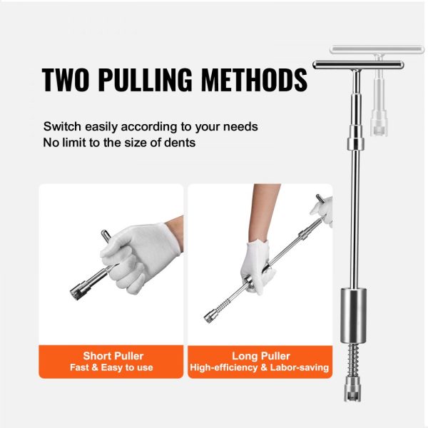 69 Piece Dent Repair Tool Set with Lifting Tools, Bridge Puller, and Slide Hammer for Auto Body and Appliances - Image 3