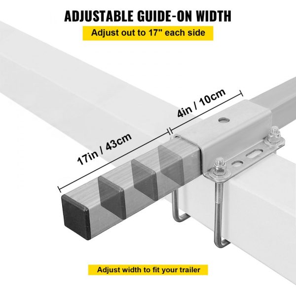 Boat Trailer Guide 24 Steel with Complete Mounting Accessories for Ski, Fishing, or Sailboats - Image 3