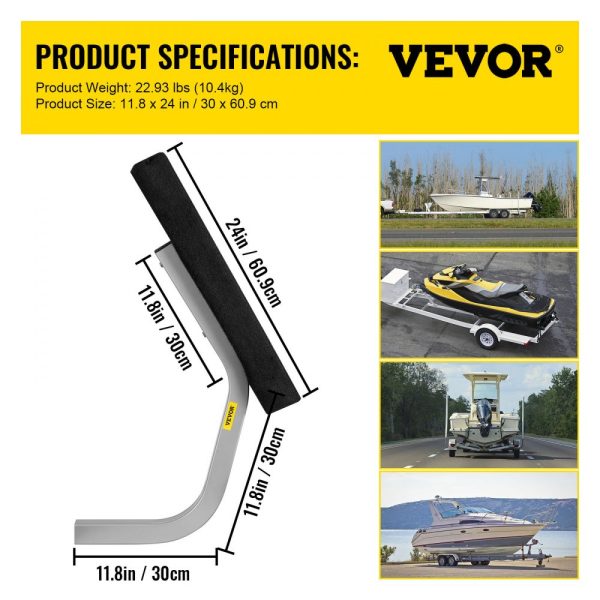 Boat Trailer Guide 24 Steel with Complete Mounting Accessories for Ski, Fishing, or Sailboats - Image 7