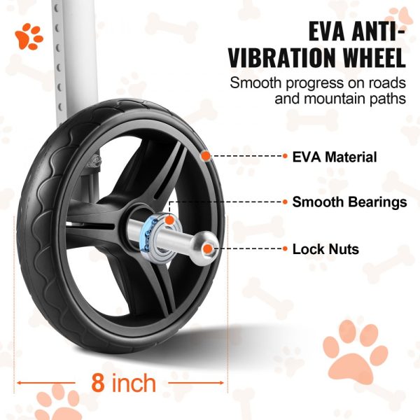 PawCare Dog Wheelchair for Back Legs Support - Lightweight & Adjustable for Injured, Disabled, or Paralyzed Pets with Hind Limb Weakness - Image 6