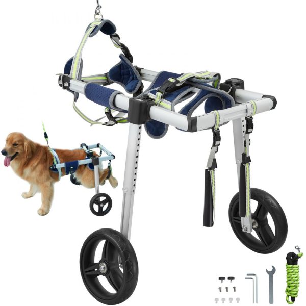 PawCare Dog Wheelchair for Back Legs Support - Lightweight & Adjustable for Injured, Disabled, or Paralyzed Pets with Hind Limb Weakness