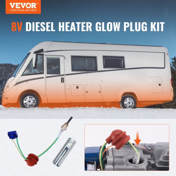 Diesel Heater Glow Plug Repair Kit for 2KW 5KW 8KW with Ceramic Plug Replacement Parts and Removal Tool - Image 2