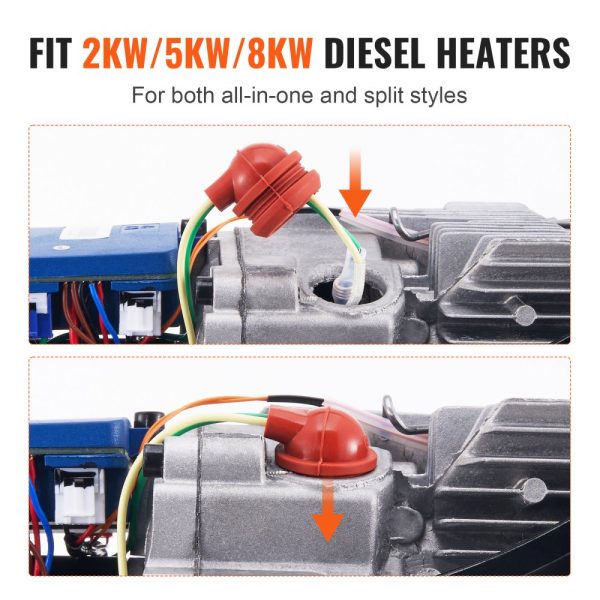 Diesel Heater Glow Plug Repair Kit for 2KW 5KW 8KW with Ceramic Plug Replacement Parts and Removal Tool - Image 3