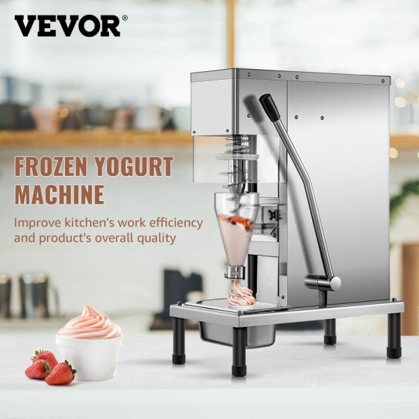 110V 750W Frozen Yogurt Blending Machine 304 Stainless Steel Construction Commercial Kitchen Equipment - Image 2