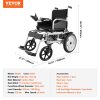 Electric Wheelchair for Adults & Seniors, 265 lbs Weight Capacity, 17.5in Width, Lightweight & Foldable, 12.5mi Range All-Terrain, Adjustable Backrest - Image 7