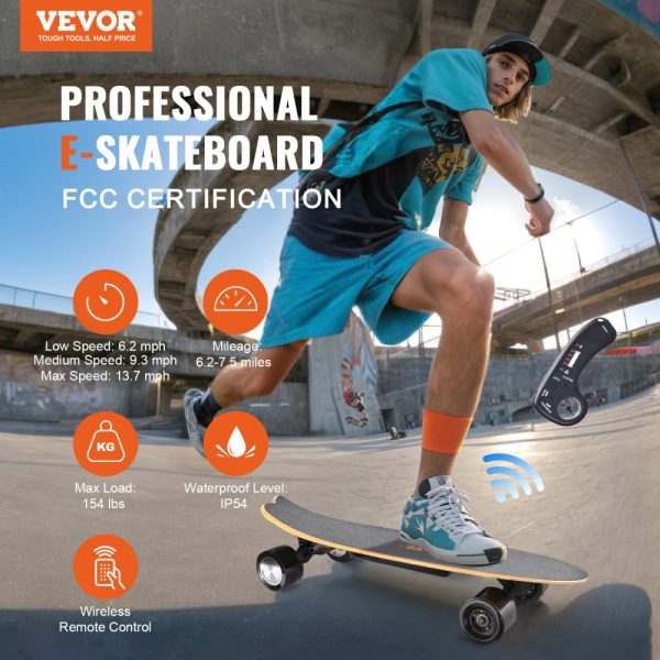 Electric Longboard Skateboard with Control 7.5 Mile Range for Adults Kids - Image 2