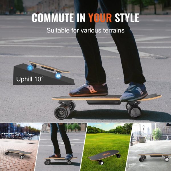 Electric Longboard Skateboard with Control 7.5 Mile Range for Adults Kids - Image 6
