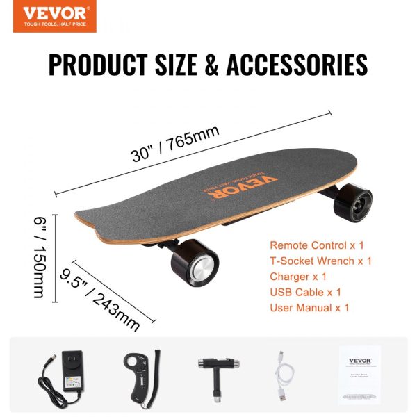 Electric Longboard Skateboard with Control 7.5 Mile Range for Adults Kids - Image 7