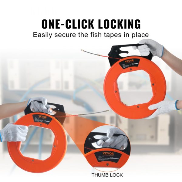 125-FT 3/16-Inch PET Wire Puller with Optimized Handle for Cable Fishing in Walls and Conduit Non-Conductive - Image 4