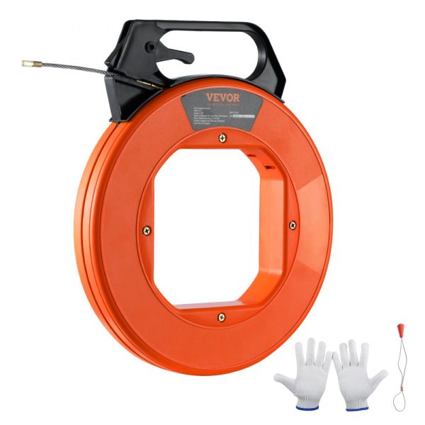 125-FT 3/16-Inch PET Wire Puller with Optimized Handle for Cable Fishing in Walls and Conduit Non-Conductive