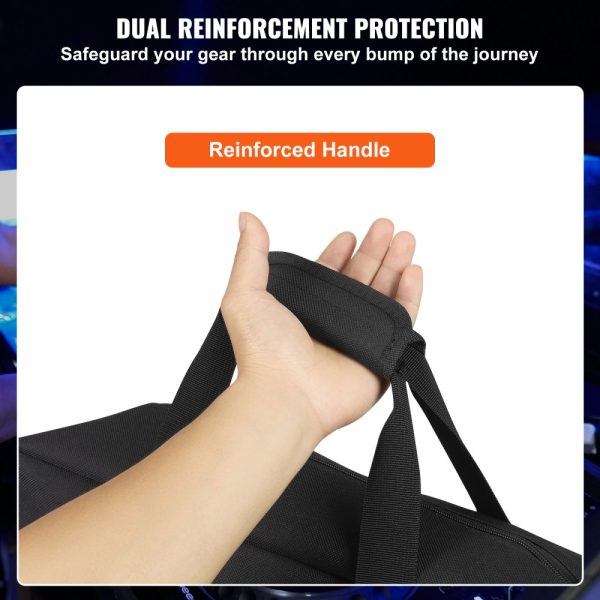 Durable DJ Mixer Gig Bag Constructed from 1200D Oxford Fabric with Removable Shoulder Strap and Storage Pocket Measuring 19.29 x 8.66 x 15.34 inches Perfect for Protecting DJ Controller - Image 4