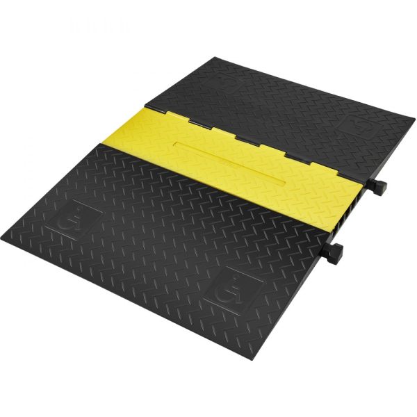 5Channel Cable Protector Ramp 22000lbs Load ADA Compliant Wire Cable Cover