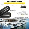 4 NEW RIBBED BOAT FENDERS 10" x 28" BLACK CENTER HOLE BUMPERS MOORING PROTECTION - Image 4