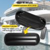 4 NEW RIBBED BOAT FENDERS 10" x 28" BLACK CENTER HOLE BUMPERS MOORING PROTECTION - Image 5