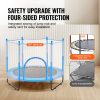60" Trampoline for Kids Mini Toddler Trampoline with Net Indoor Outdoor - Image 3