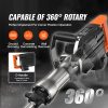 2200W Electric Jackhammer Concrete Breaker with 6 Piece Chisel Set and Carrying Case Heavy Duty Black - Image 6