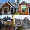 Black Powder-Coated Decorative Gable Plate with Heavy-Duty Steel Truss Nail Plates, 12x12 Pitch Gable Bracket, 4mm/0.16 Steel Bolts for Wooden Beams - Image 7