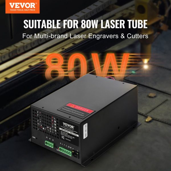 CO2 Laser Power Supply for 80W Laser Tube Laser Engravers and Cutters - Image 2