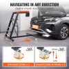 Automotive creeper adjustable height 45.7 to 66.3 inches 400 lbs capacity 4 swivel caster wheels heavy duty auto repair maintenance - Image 5