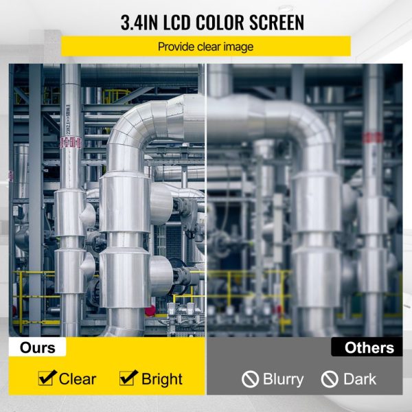 65.6FT 4.3 Pipeline Inspection Camera with DVR Snake Cable, IP68 Waterproof, LED Lighted Industrial Endoscope for Home Wall Duct Drain Pipe Sewer - Image 3