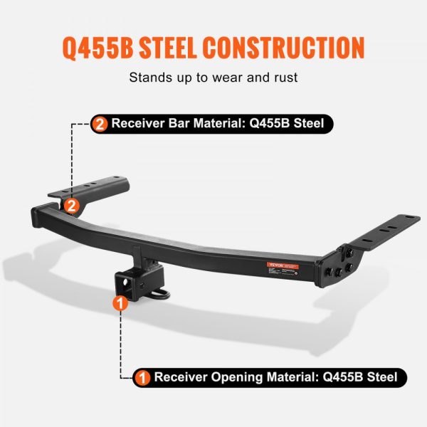 Class 3 Trailer Hitch 2-inch Receiver for Toyota Highlander 2020-2023 with Multi-Use Design in Black - Image 4
