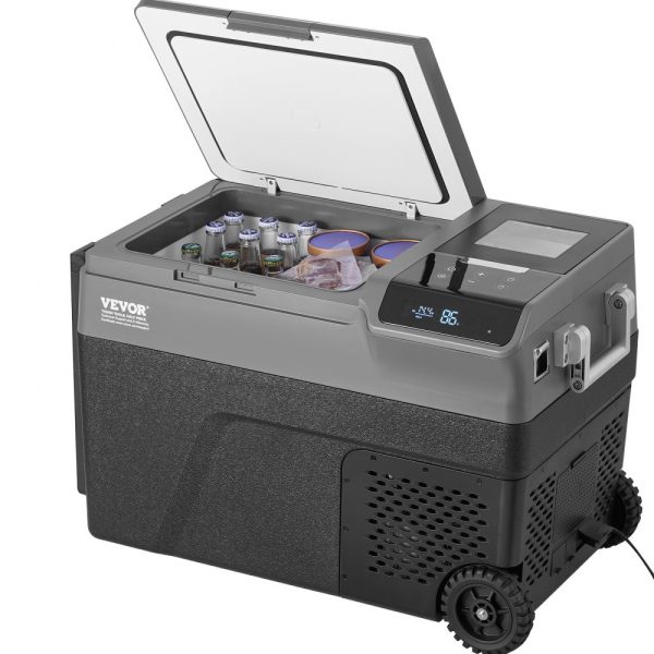 Portable Car Refrigerator Freezer w/ Ice Making Function 37QT Single Zone