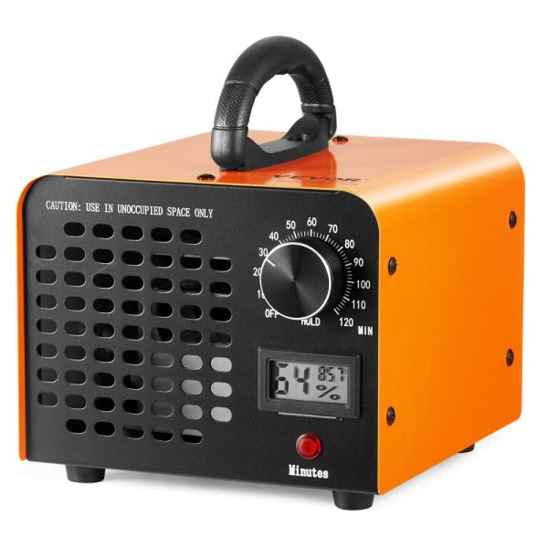 12000mg/h Ozone Generator for Odor Removal High Capacity Commercial Industrial Use Home Air Purifier with Timer 0-120 Minute Setting for Rooms Cars and Pets