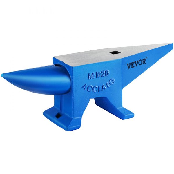 44Lbs Steel Anvil for Blacksmiths and Jewelers - Rugged Design with Round and Square Horn Holes