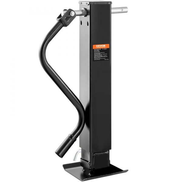 Trailer Jack Weld On 12000 lb Capacity Trailer Jack Stand with Handle for RV Horse Utility Yacht Trailer