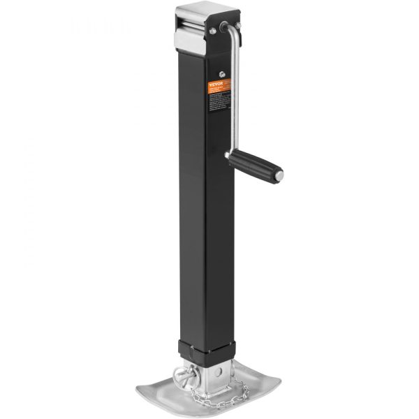 Trailer Tongue Jack Welding Kit 8000 lbs Capacity with Handle for RV Horse Utility Yacht Trailers