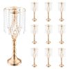 10PCS 55cm/21.65” Tall Crystal Wedding Flower Stand Vase for Party Decor - Image 5