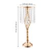 10PCS 55cm/21.65” Tall Crystal Wedding Flower Stand Vase for Party Decor - Image 2