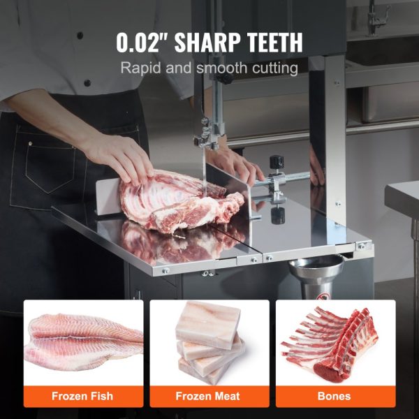 Band Saw Blade for Cutting Meat Bone 82.3"x0.63"x0.02" Carbon Steel 5 PCS - Image 4