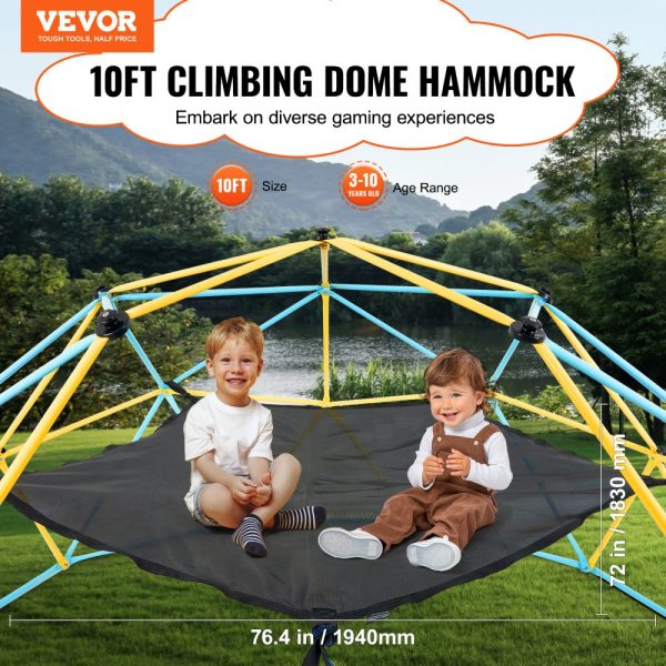 Dome Climbing Hammock for 10ft Structures, 350 lbs Capacity, Outdoor Jungle Gym Accessory - Image 2