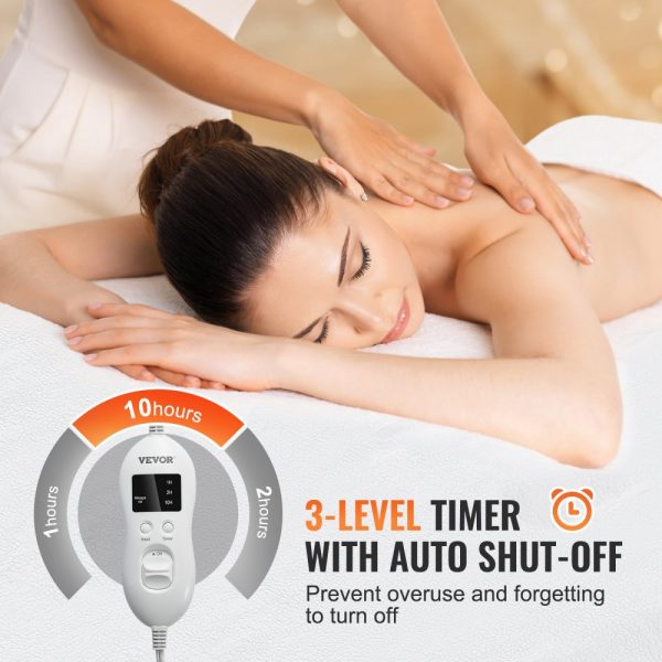 Massage Table Warmer Heating Pad with Timer & 8 Heat Settings  73.6" x 30" - Image 4