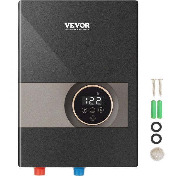 Electric Instant Water Heater 8KW Digital Temp Display Easy Install 24/7 Supply for Kitchen & Bathroom