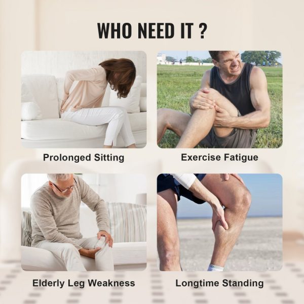 Leg Massager with Air Compression and LCD Controller for Foot and Calf Massage, 3 Modes, 3 Intensities, Reduces Swelling, Pain, and Improves Circulation - Perfect Gift for Mom or Dad - Image 6