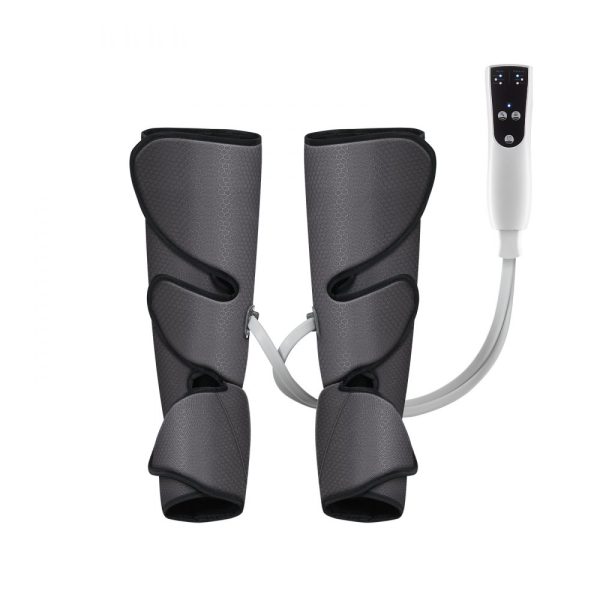 Leg Massager with Air Compression and LCD Controller for Foot and Calf Massage, 3 Modes, 3 Intensities, Reduces Swelling, Pain, and Improves Circulation - Perfect Gift for Mom or Dad