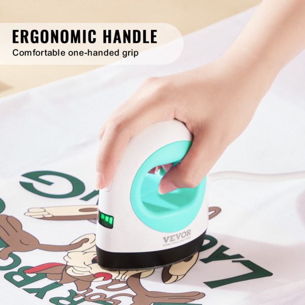 Mini Heat Press Machine Small Portable Heat Transfer Machine Green+White - Image 4