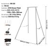 Aerial Yoga Frame with 9.67ft Height - Chrome-Plated Steel Swing Stand for Aerial Yoga, Max 551.15lbs Load - Image 7