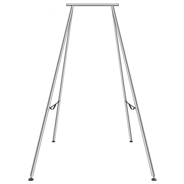 Aerial Yoga Frame with 9.67ft Height - Chrome-Plated Steel Swing Stand for Aerial Yoga, Max 551.15lbs Load