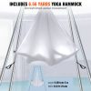 Aerial Yoga Frame with Professional Swing Stand 9.67ft Height 6.6Yds Hammock 551.15lbs Capacity Indoor Outdoor Aerial Yoga Rig White - Image 4