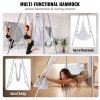 Aerial Yoga Frame with Professional Swing Stand 9.67ft Height 6.6Yds Hammock 551.15lbs Capacity Indoor Outdoor Aerial Yoga Rig White - Image 6