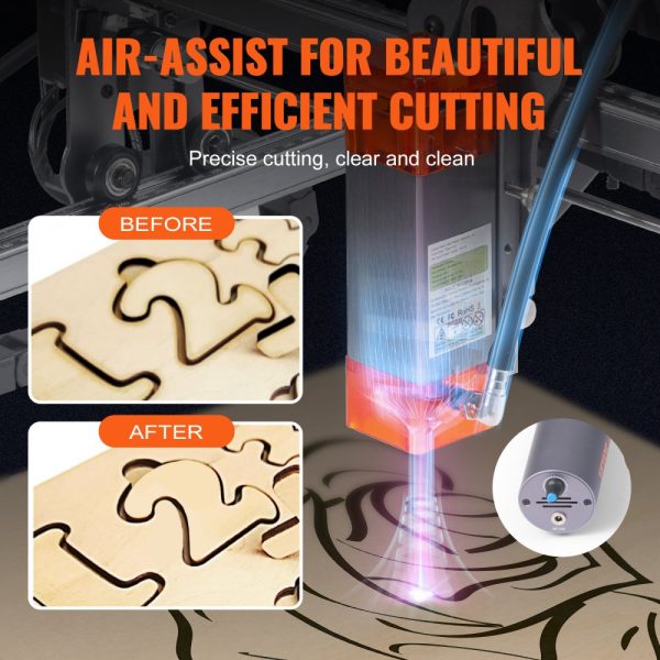 Laser Engraver Machine 10W 15.7x15.7 Large Area 10000mm/min Speed Compressed Spot Eye Protection for Wood Metal Acrylic - Image 4