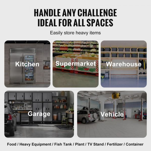Newly Upgraded！ Aluminum Dunnage Rack Stationary Dunnage Rack 48” x 14” x 8” Storage Rack - Image 6