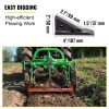 18 Inch Box Blade Shank with Removable Teeth and Pins, Adjustable 4 Hole Scraper Shank for Plowing and Digging, 5 Piece Set - Image 6